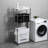 Laundry Hamper With Wide Shelves, 3 Tier, Waterproof , Iron Frame, Neat Room Tier And 4 Bags, Board, Space Saving