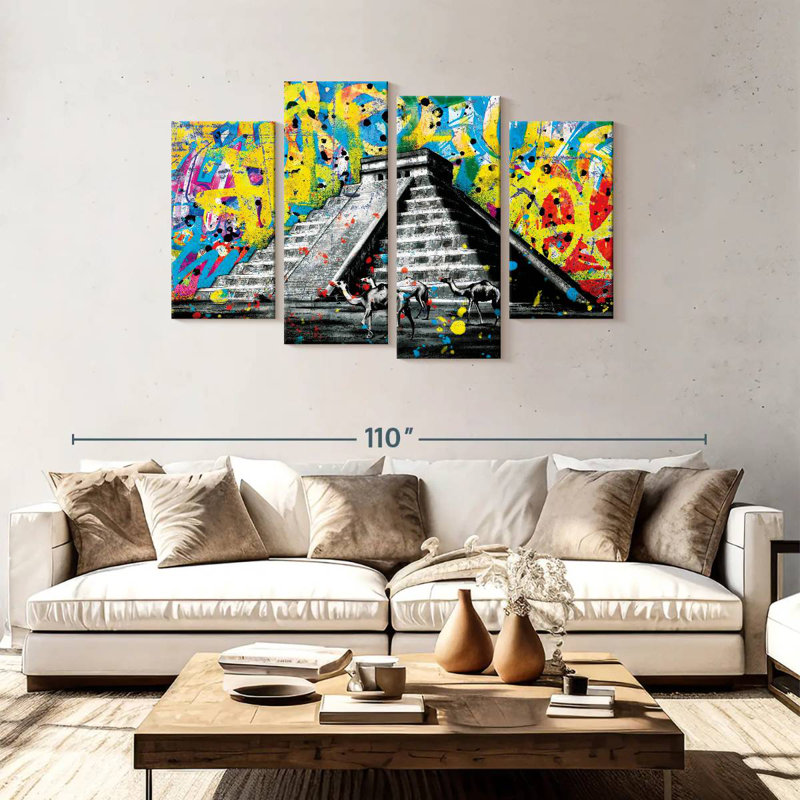 Adella Edgy Chichen Itza, H 48 po x l 75 po