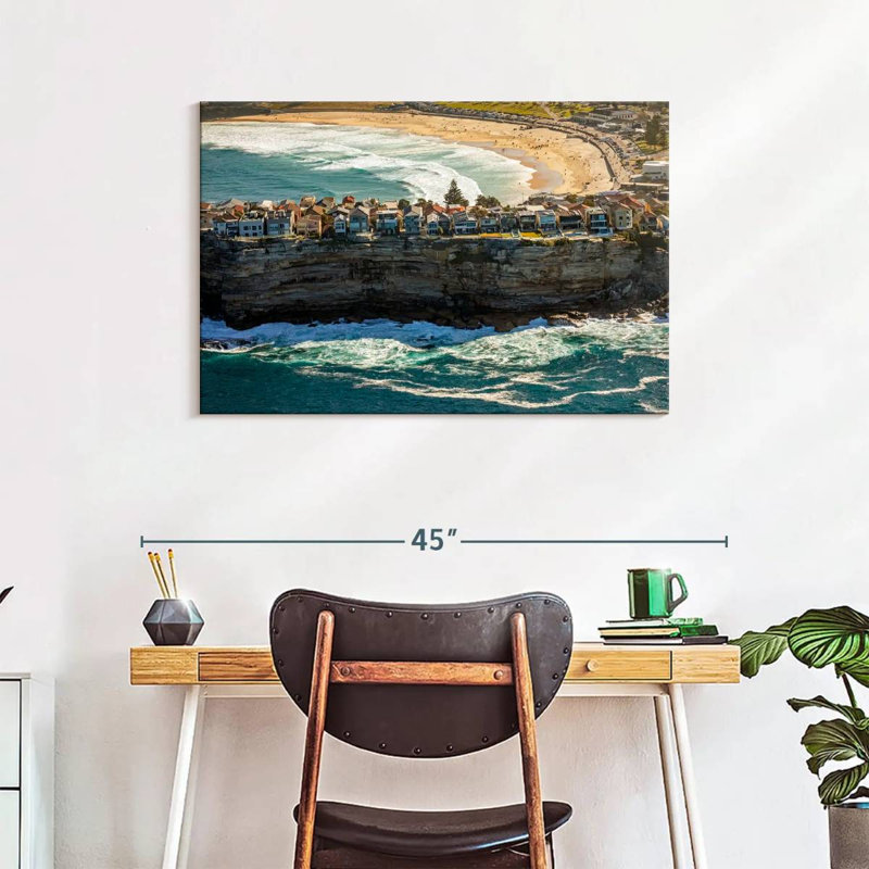 Scène de falaise Bondi Aydelis, H 24 po x l 36 po