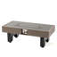 Foyer de table en fer de 42 pouces en bois