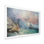 Vieux bateau à voile colonial dans la tempête II - peinture sur toile