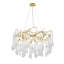 Lustre géométrique unique à 12 lumières