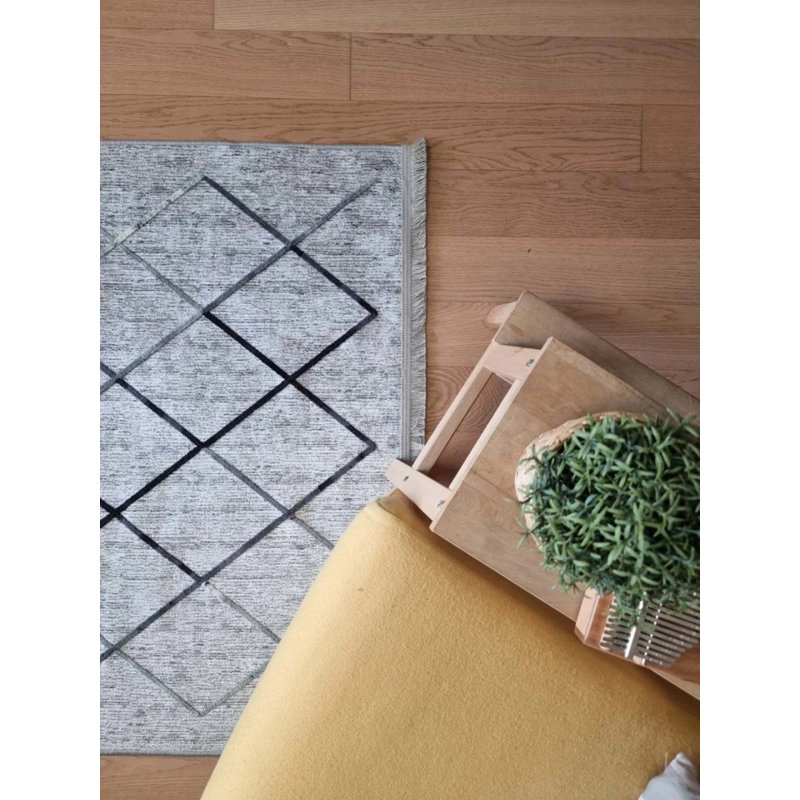 Tapis Lashia avec envers antidérapant, Rectangle 6 pi 7 po x 8 pi 10 po