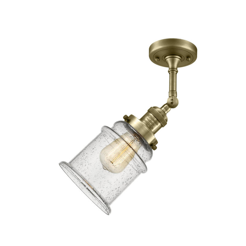 Galaviz Dimmable Bath Sconce, Seedy, Antique Brass, Bulb Not Included