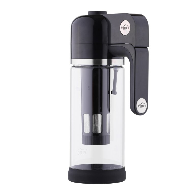 Cafe Ice 12-Cup Black Stainless Steel Iced-Coffee Maker HCIT3BS
