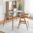 Annesley Glass Top Metal Base Dining Table-886875157