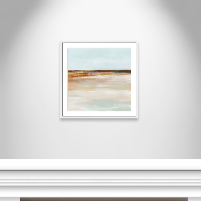 «Coastal Glades II» par Ian C, H 27,5 po x l 27,5 po x P 0,75 po, Encadré de boîte blanc