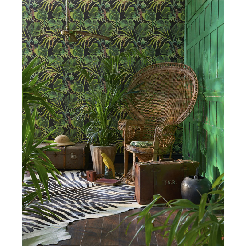 Colony Monkey Business Wallpaper 10.06m x 53cm, Ebony