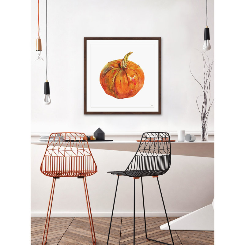 " Twisted Pumpkin " by Eyre Tarney, 18" x 18"