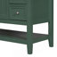 Meuble-lavabo moderne avec lavabo, armoire en bois et trois tiroirs-670112579