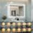 GIVING TREE 48" ×36” Rectangular Frameless LED Mirror Dimmable Defog Wall-Mounted Bathroom Vanity Mirror-1921488208