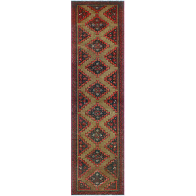 Khusbu Distressed Eyup Lt. Brown Runner