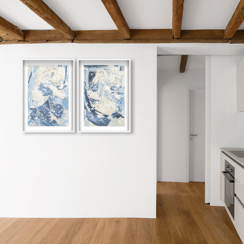 Coastal Feel Set Set by Oliver Gal, 25.5"H x 37.5"W, White Shadowbox