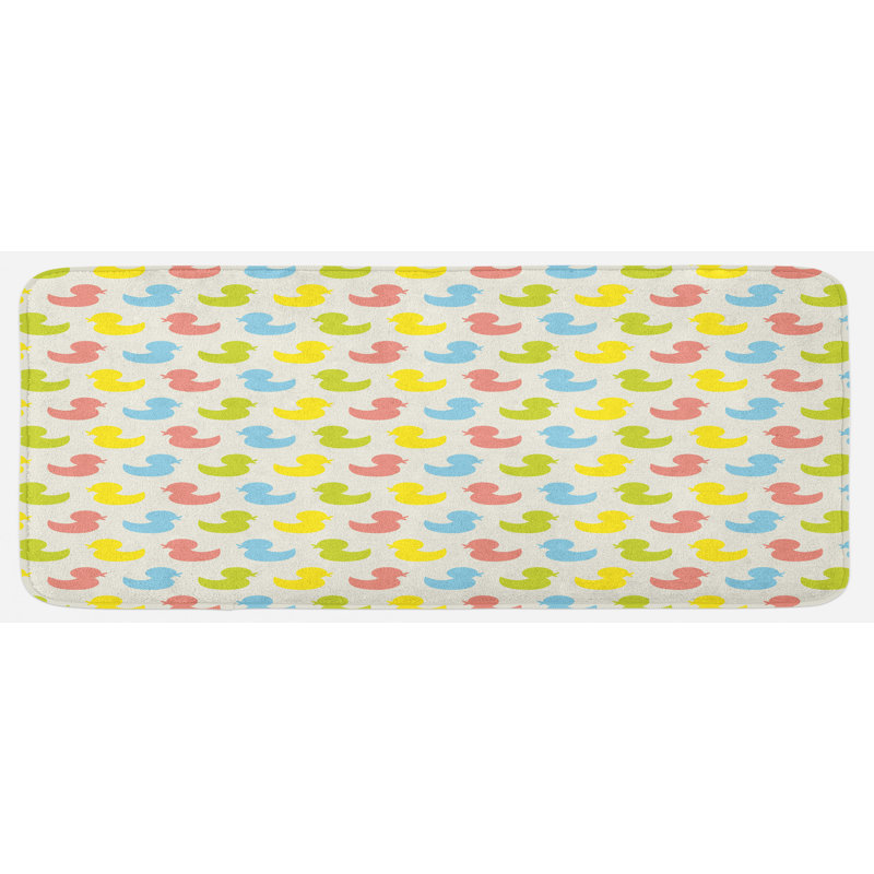 Tapis de cuisine en caoutchouc canard