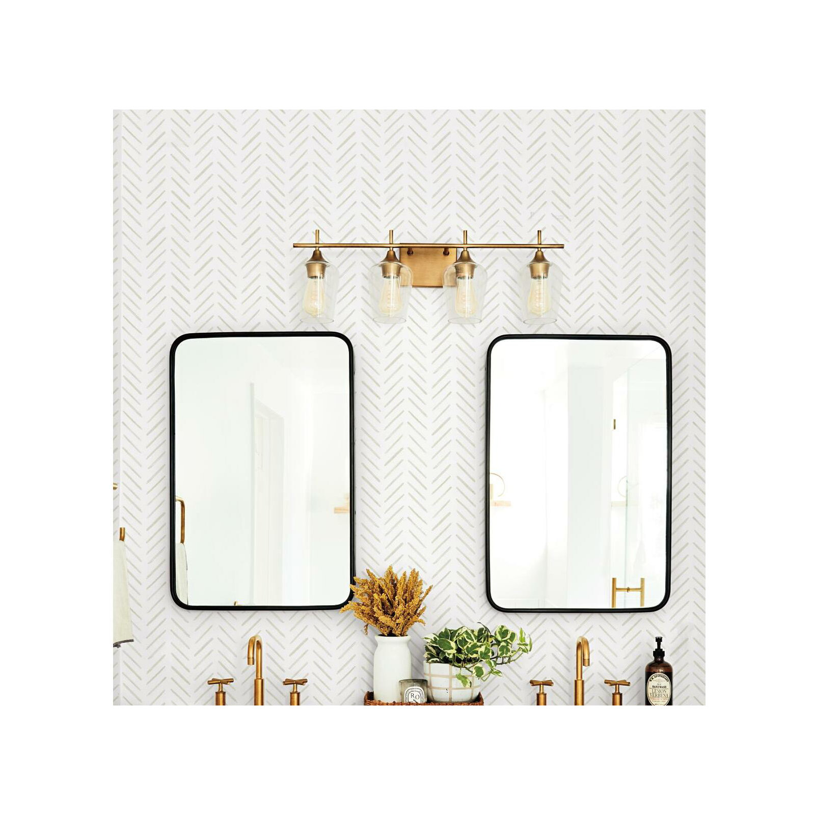 Pre-Pasted Paper Wallpaper Roll , Off White