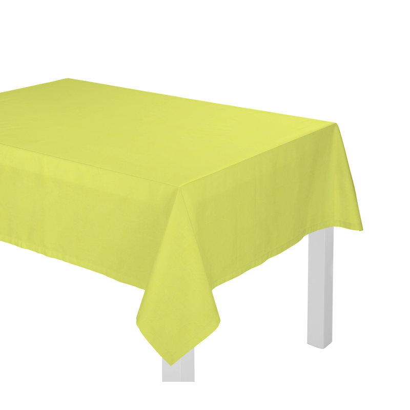 Marreco Rectangle Floral Tablecloth, 130cm W x 160cm L, Lime