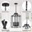 6-Light Dimmable Lantern  Chandelier