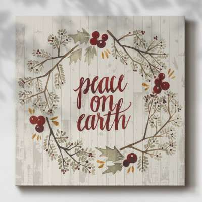 Rustic Christmas V sur impression sur toile