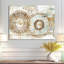 Beige bohémien bohémien mandala spirale I - décoration murale mosaïque boho-559125582-790312048