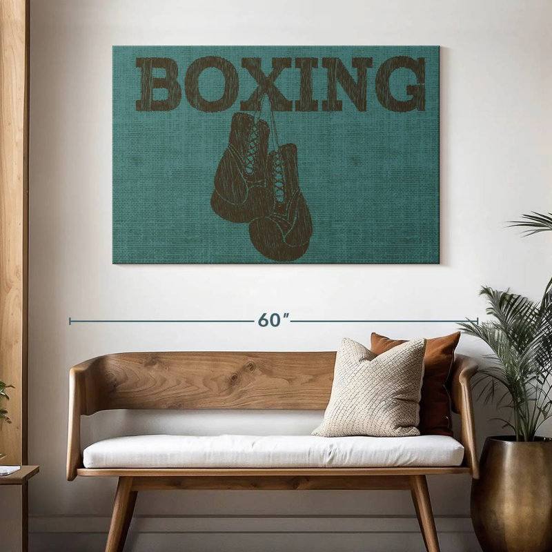 Typographie de boxe Sireci, H 32 po x l 48 po