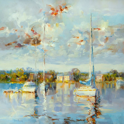 Coastal Calm by Kasia Bruniany - Unframed Painting