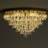 Hazim 32inch Crystal Flower Ceiling Light 6-Light LED Empire Chandelier Dimmable 3000-6000k