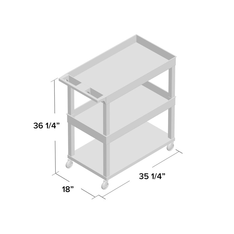 Chariot utilitaire E Series, Gris