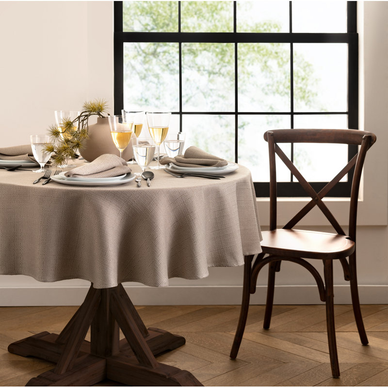 Nappe Avo, 70 po x 70 po, Taupe