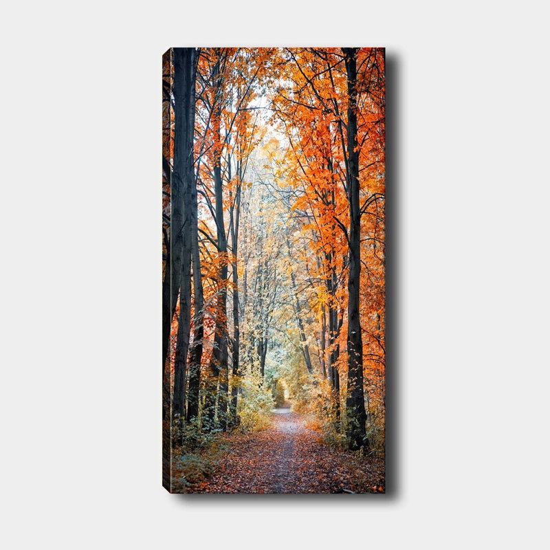 Superbe peinture sur toile décorative, 11,8 po x 31,5 po | 100% toile, encadrée avec un cadre 100% bois (épaisseur: 1,6 po) | Parfait pour la décoration intérieure, le salon et le bureau, élégant et accrocheur
