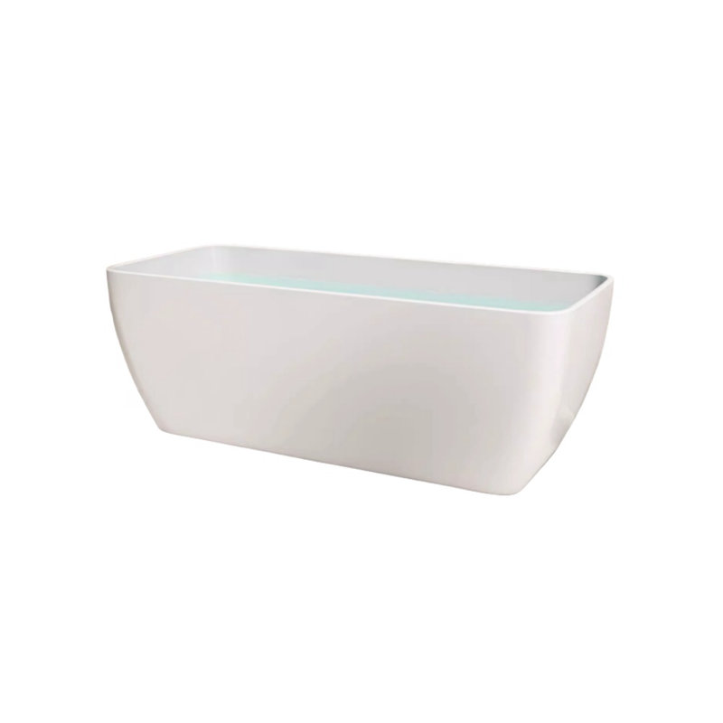 63'' x 29.5'' Acrylic Bathtub, White