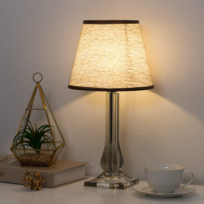 Ensemble de lampe de table 16,7 "transparent