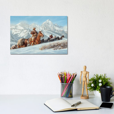 The Mountain Men by Joe Velazquez - Wrapped Canvas Print
