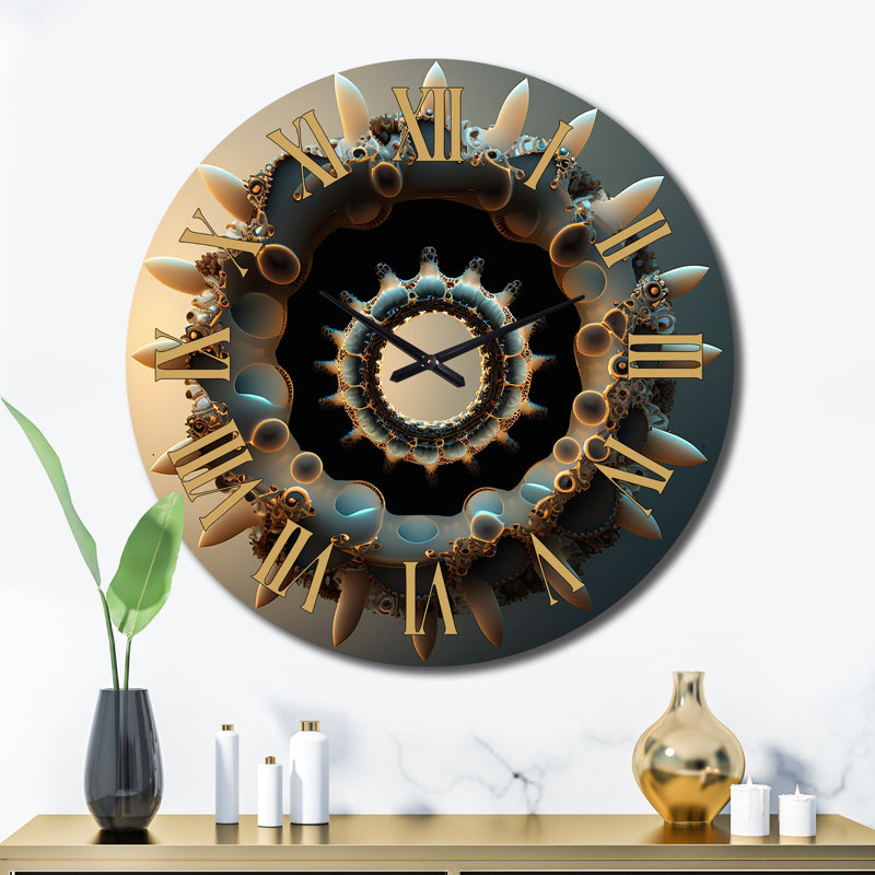 Horloge murale 3D Fractal UniverseI, Grand