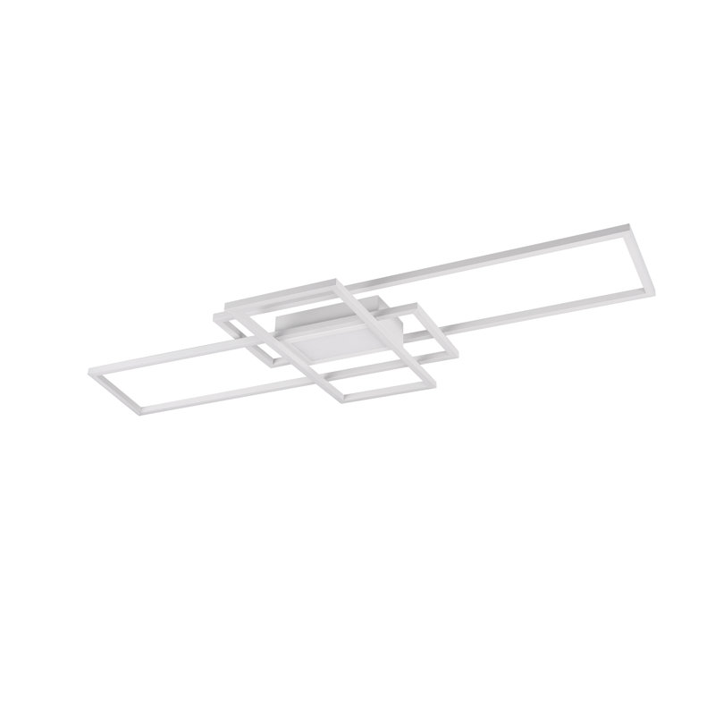Makela LED Flush Mount, White Matt