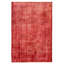 Tapis transitionnel de couleur rouge 5 pi 7 po x 8 pi 4 po