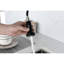 Pull Out Matte Black Faucet For Commercial Sink, Stainless Steel Kitchen With , Smooth Operation