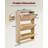 Rattan 3 Tier Shoe Storage