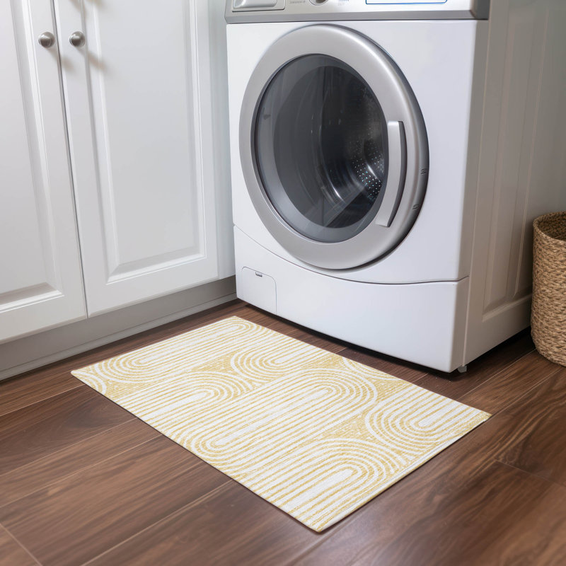 Tapis intérieur / extérieur Kinslee, Rectangle 1 pi 8 po x 2 pi 6 po