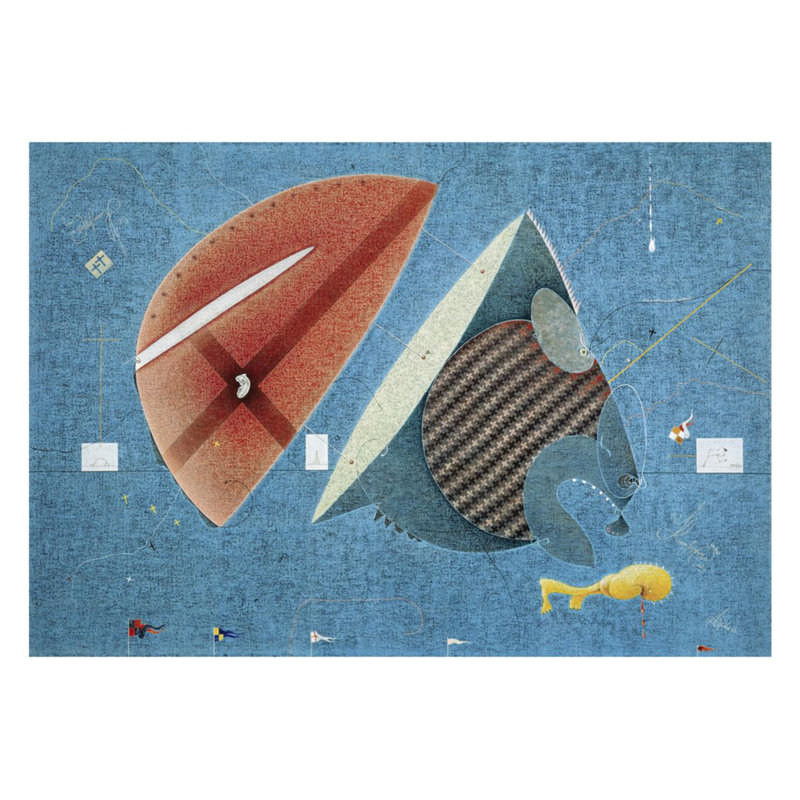 «Construction of a Dream» par Alexander Vorobyev - Estampe numérique, H 22 po x l 28 po