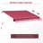 Outsunny 13' X 8' Retractable Awning, Patio Awnings, Sunshade Shelter W/ Manual Crank Handle, UV & Water-Resistant Fabric And Aluminum Frame For Deck, Balcony, Yard, Wine Red-36942797