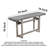 Tahleah 15.75" Solid Wood Console Table,Entry table,Hallway table with wood frame