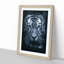 Tiger Portrait in Abstract - Picture Frame Painting Print-55611086-55611082