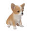 Statue chihuahua brun et blanc