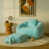 Light Blue Faux Fur