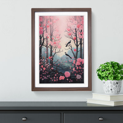 Spring Forest - Single Picture Frame Print on Wood