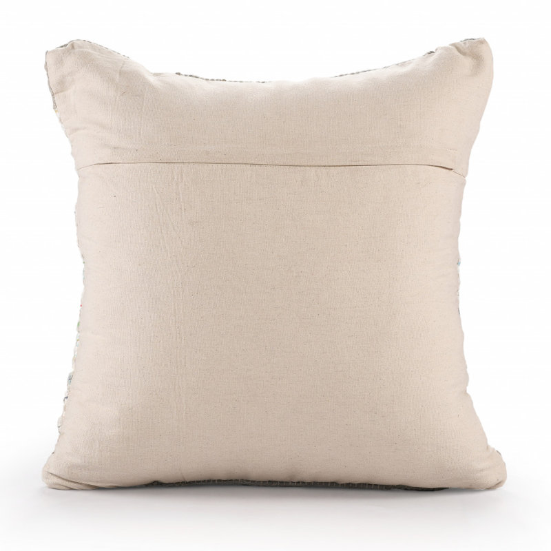 Reversible Pillow Insert, Gray/Off-White  Abstract