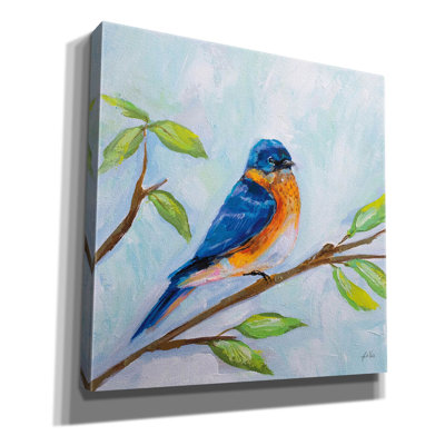 'Bluebird' by Jeanette Vertentes Canvas Wall Art