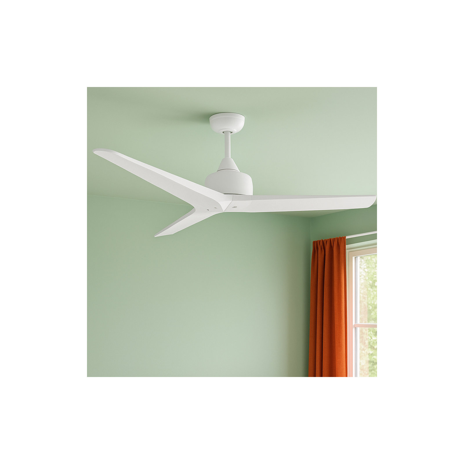 Chisel 52-in Smart Fan w/ HIRO Remote, White
