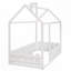 Structure de lit en bois avec clôture-738509981