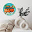 Horloge murale en bois 10 po, mouvement silencieux, à piles (piles AA non incluses), décor artistique, parfait pour les décorations